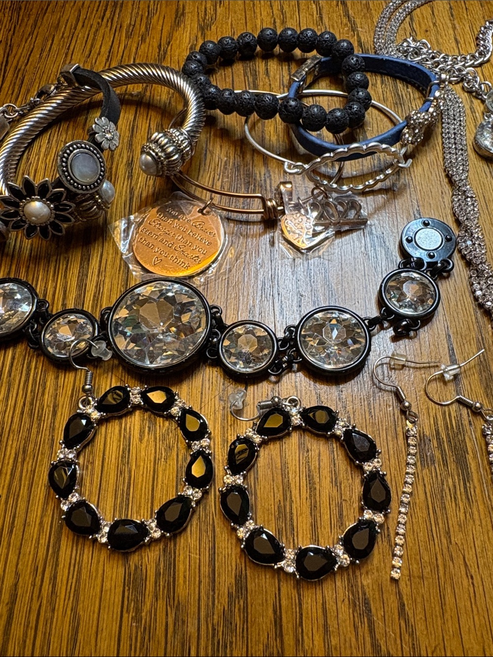 Bling & Black Jewelry Lot BB